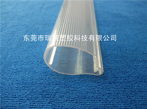 PVC透明波纹异型灯罩