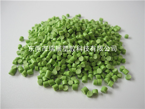 聚氯乙烯 草绿色硬质PVC环保胶粒