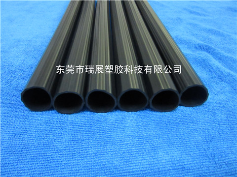 黑色85度PVC软管 梅花形异型管 26.6×23×1.8mm